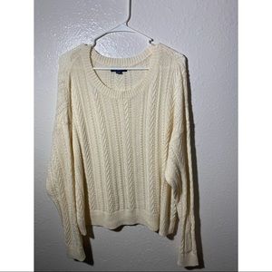 Cream sweater